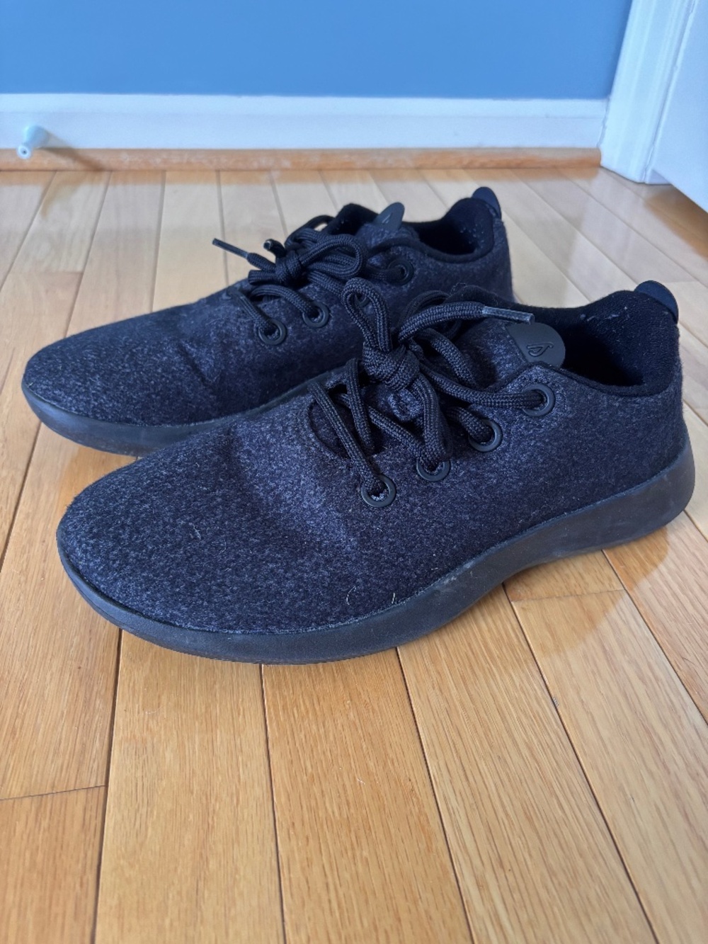 Allbirds charcoal grey wool sneakers